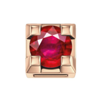 Charm Donna Oro Donna Elements in Oro rosa Rubino ECR10437